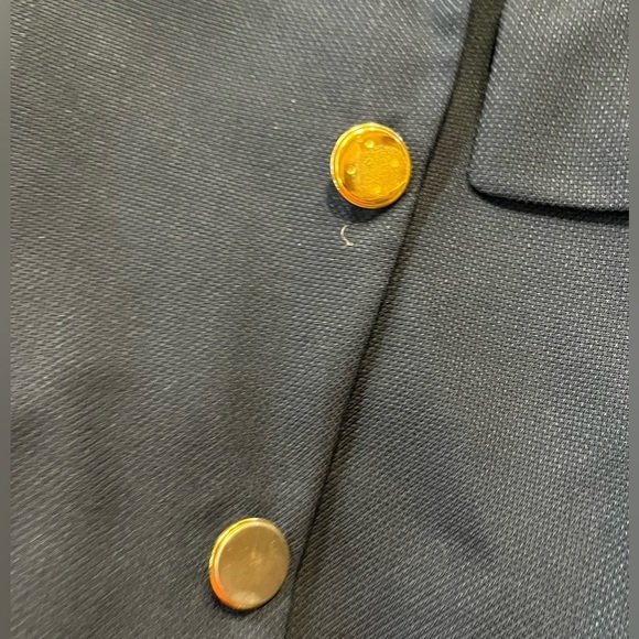 Vintage Christian Dior Navy Blazer y2k 90s - Picture 2 of 4